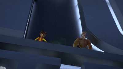 There's no way down. We're trapped. - Son of Bigfoot