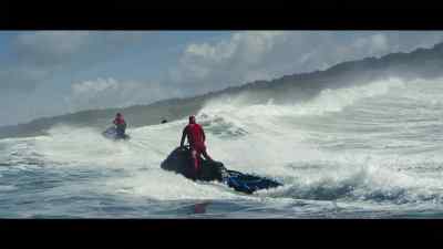 - There's not enough waves
for everyone, - 100 Foot Wave