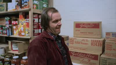 There's nothing I look fonrvard to... - The Shining