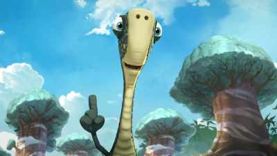 There's nothing
my super sniffer can't find! - Gigantosaurus