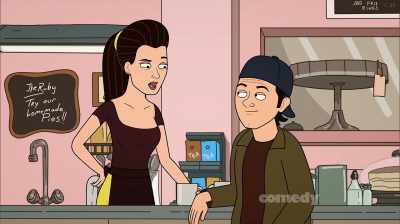 There's nothing titillating about that.
[giggles] - Corner Gas Animated