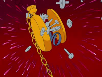 There's only one way to stop a mad watch - Alice in Wonderland