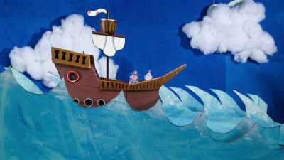 There's only room for one captain
on this ship, Baboonbeard. - The Epic Tales of Captain Underpants