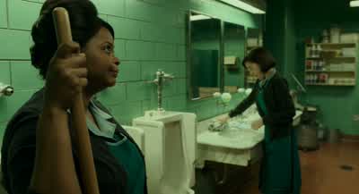 There's pee freckles on the ceiling nowHow'd they get it up thereJust how big a target do they need you figureThey get enough practice that's for sure - The Shape of Water
