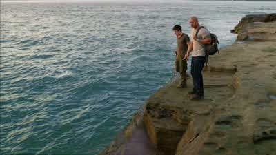 There's Poseidon's......Trident, right where it's supposed to be. - Journey 2: The Mysterious Island
