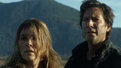 There's smoke in the distance. - The 100