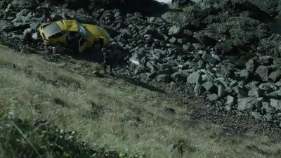 There's some broken glass up there. - Shetland