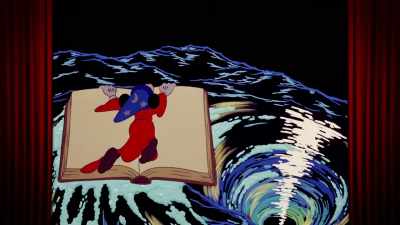 There's some scenes
in Sorcerer's Apprentice - Mickey: The Story of a Mouse
