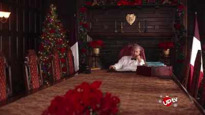  There's someone
 here to see you. - Christmas with a Prince: Becoming Royal