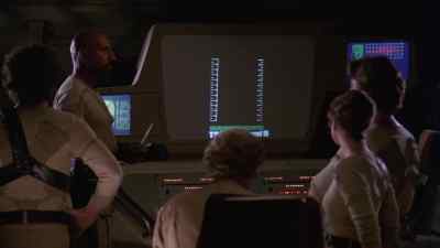 There's something along 4-1-9 that
so overloads the instruments, - Galaxy of Terror