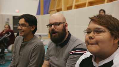 There's something especially
vicious about watching - The Wrestlers
