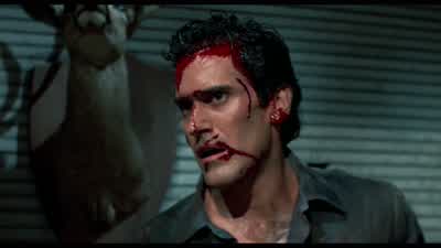 There's something out there. - Evil Dead II