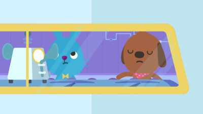 There's the button for the window wash - Sago Mini Friends