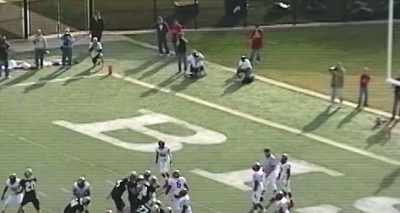 There's the snap,
the kick, end over end - Under the Stadium Lights