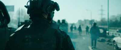 There's total devastation ahead,
the convoy cannot move further. - The Blackout