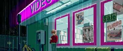 There's even video games being made...
looking 80s. - The Rise of the Synths