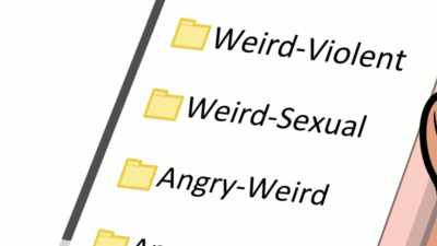 There's "weird,"
"weird-violent," - Birdgirl