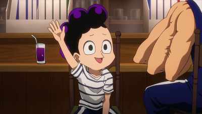 There's someone who hasn't done
any hero work since coming here. - My Hero Academia: Heroes Rising