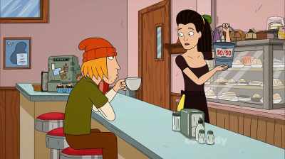 There's word going around
these 50/50 draws - Corner Gas Animated