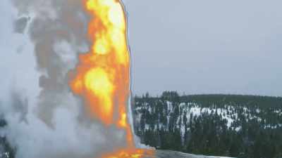 Thermal imagery - Epic Yellowstone