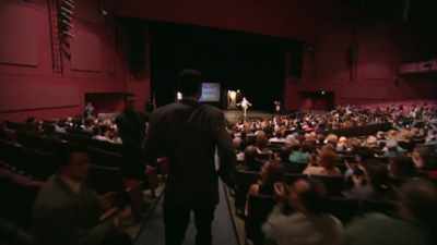 Theroux narrates:
The event was really a chance - Louis Theroux: Life on the Edge