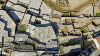 These are Añana Valley's famous salt pans, - Europe From Above