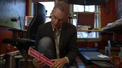 These are bumper stickers
that someone sent me. - The Rise of Jordan Peterson