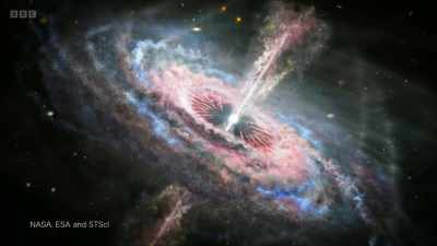 These are immensely bright
centres of galaxies, - Secrets of Size: Atoms to Supergalaxies