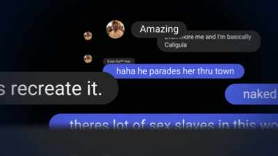 These are messages being sent
within seconds of each other. - House of Hammer