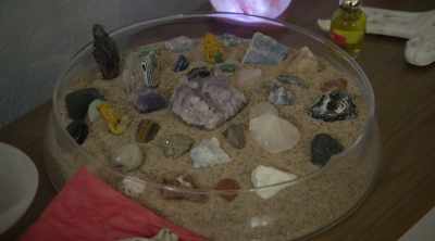 These are our mineral
rocks and our crystals. - Eli Roth Presents: A Ghost Ruined My Life