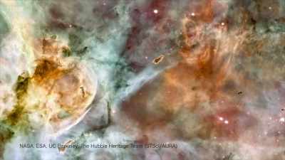 These are stellar nurseries, - Secrets of Size: Atoms to Supergalaxies