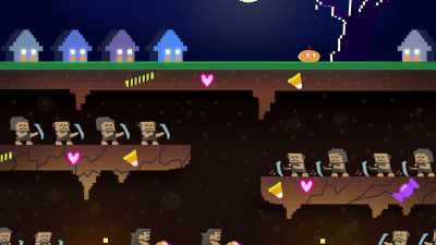 These are the candy mines
where you will all work until you drop. - The Spooky Tale of Captain Underpants Hack-a-ween