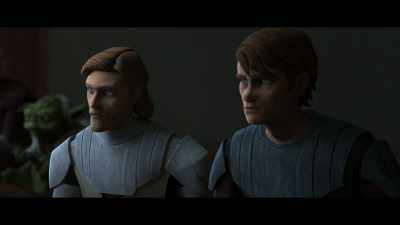 These are the new training remotes
designed to simulate battle droids. - Star Wars: Tales of the Jedi