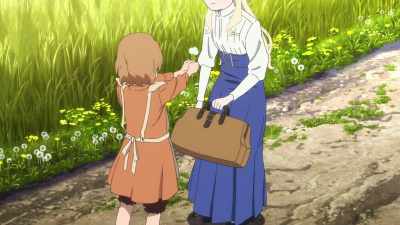 - These are for you.
- Thank you. - Maquia: When the Promised Flower Blooms