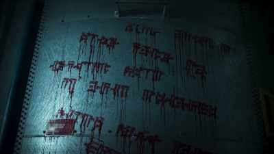 These aren't just stains.
I think it's Sumerian. - Doom: Annihilation