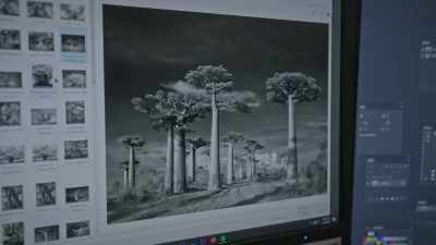 These baobabs in Madagascar. - Trees and Other Entanglements