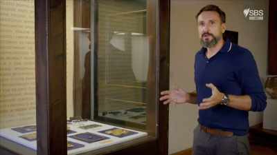 These battle axes were only used
by the Scythians, - Curse of the Ancients with Alice Roberts