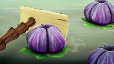 -These berries are beautiful!
-And nutritious! - Gigantosaurus