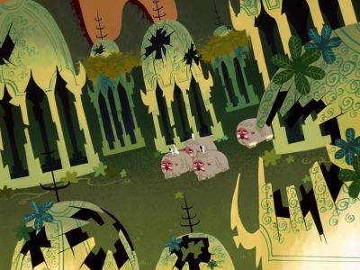 These buildings seem quite old. - Samurai Jack