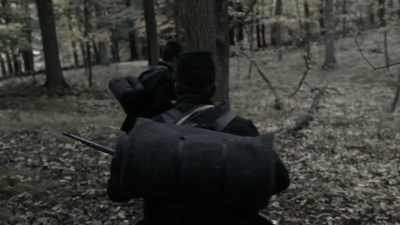 These were buttons that
did not glisten in the sunlight. - Blood and Fury: America's Civil War