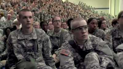 These evangelical fundamentalist
chaplains go to some place - Praying for Armageddon