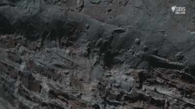 These fingerprints left by a child, - Roman Megastructures