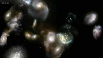 These groups can be drawn
into larger structures - Secrets of Size: Atoms to Supergalaxies