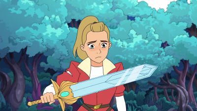 These marks were made with a sword. - She-Ra and the Princesses of Power