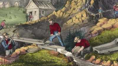These men did not go to sit
in a freezing river and pan gold. - Jews of the Wild West