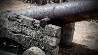 These metallic
cylinders protruded - Beyond Oak Island