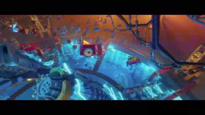 These monsters want to destroy
Gotham City. - The Lego Batman Movie