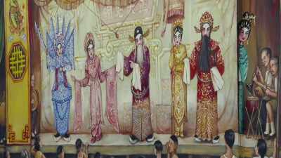 These murals
by artist yip yew chong - Searching for Secrets