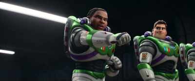 These new suits
are amazing.
Arm blaster, rocket wings. - Lightyear