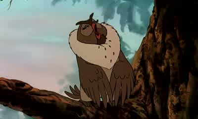 Oh boy These old wings ain't what they used to beBig mama you better lose a few pounds - The Fox and the Hound